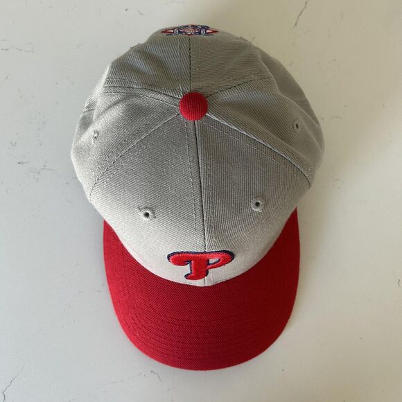 Vintage Philadelphia Phillies Hat Cap Strap Back MLB Baseball Sports Specialties - Picture 14 of 14